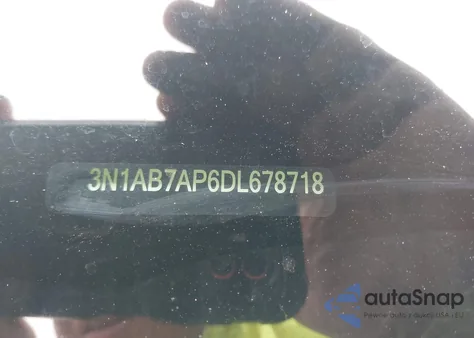 2013 Nissan Sentra Sv z USA, uszkodzony, nr VIN 3N1AB7AP6DL678718